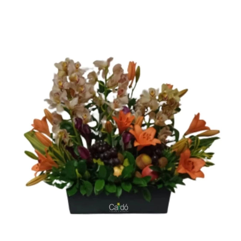 Arreglo floral. Variedad de Lirios TO10-2