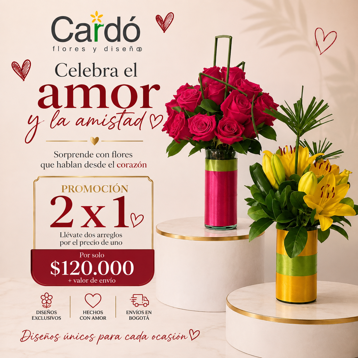 2x1 Amor y amistad