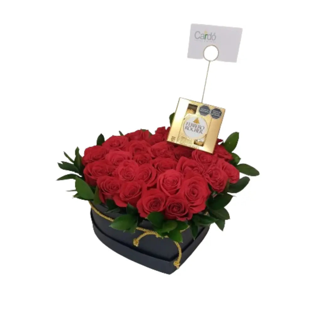 Arreglo floral. Corazón en Rosas