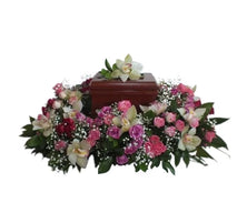 Arreglo Condolencias en Orquídeas y Rosas SFURNA-2