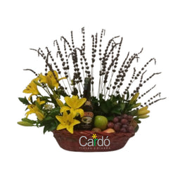 Canasta "Brindis Tropical"