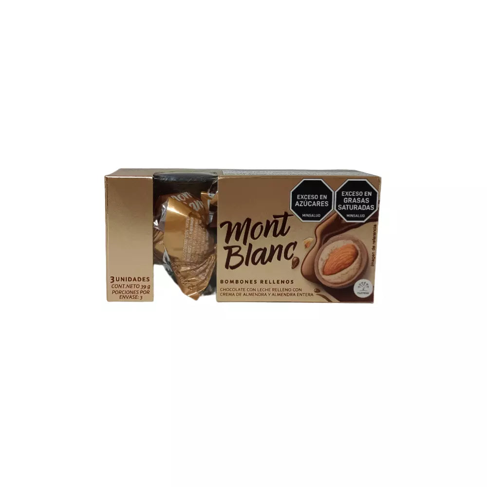 Chocolates Mont Blanc x 3