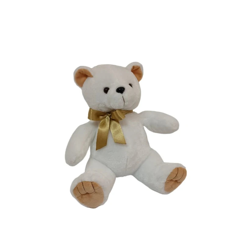 Oso de peluche Cinta Dorada Mediano