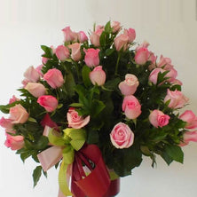 arreglo de rosas rosadas - comprar flores a domicilio online en bogota